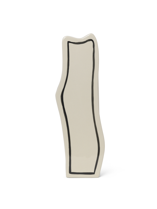 ferm LIVING Paste Vase Slim – Off-White