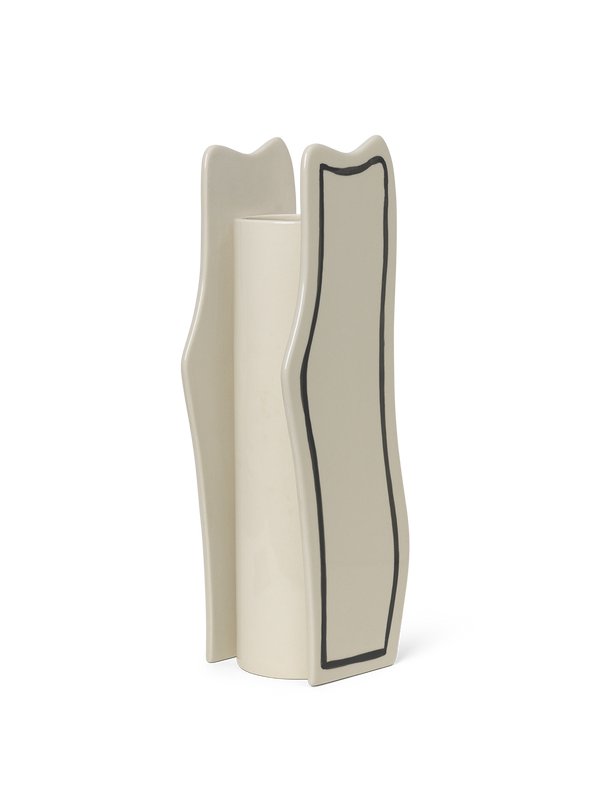 ferm LIVING Paste Vase Slim – Off-White