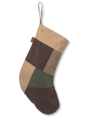 ferm LIVING Patchwork Christmas Stocking – Multi