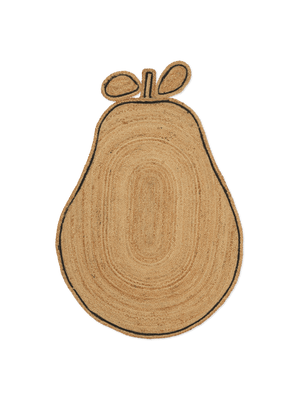 ferm LIVING Pear Braided Jute Rug – Natural