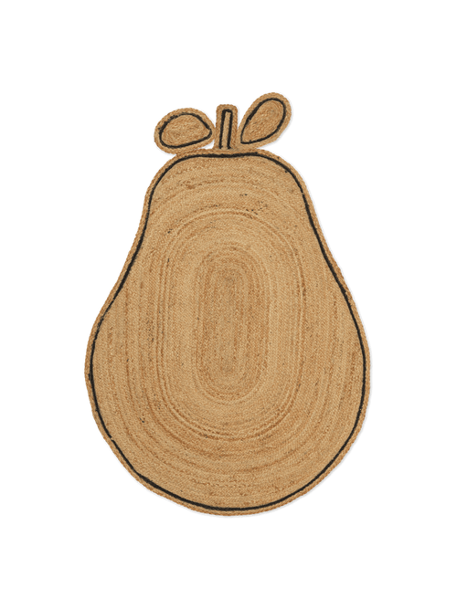ferm LIVING Pear Braided Jute Rug – Natural
