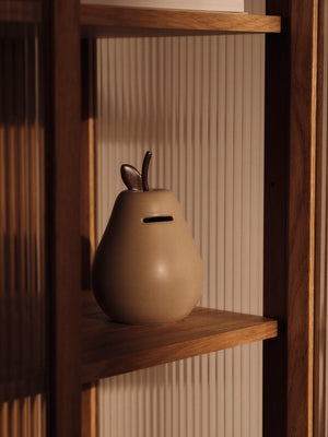 ferm LIVING Pear Money Bank – Cashmere