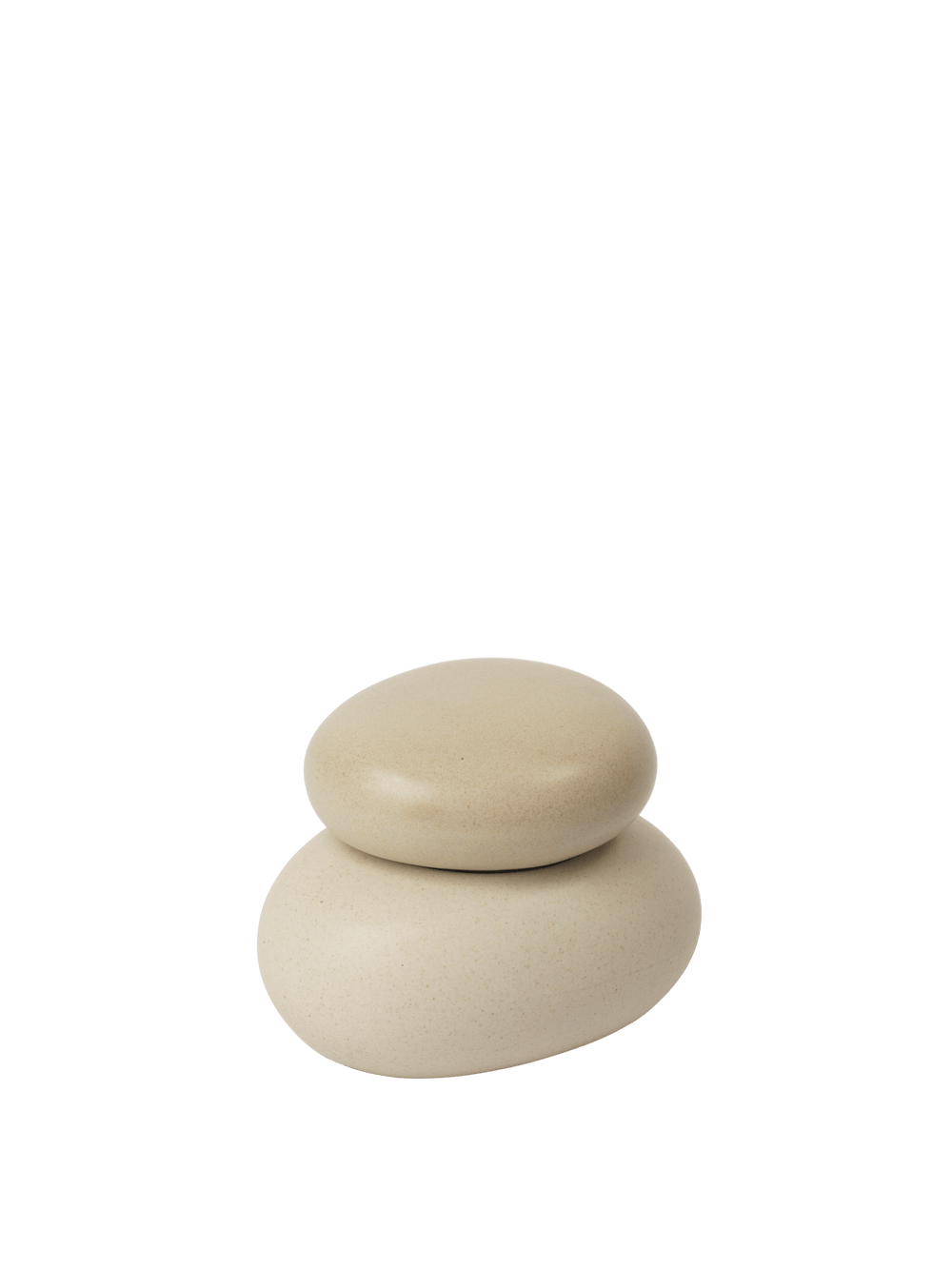 ferm LIVING Pebble Box Small – Sand / Cream