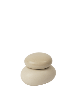 ferm LIVING Pebble Box Small – Sand / Cream