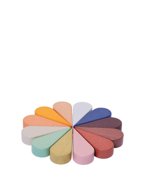 ferm LIVING Petal Play Blocks – Multi