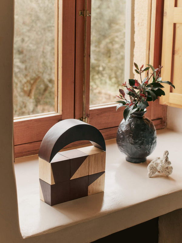 ferm LIVING Phase Building Blocks – Natural / Dark Stained
