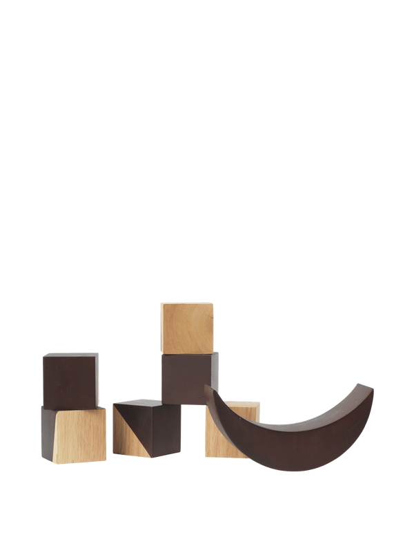 ferm LIVING Phase Building Blocks – Natural / Dark Stained