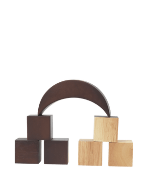 ferm LIVING Phase Building Blocks – Natural / Dark Stained
