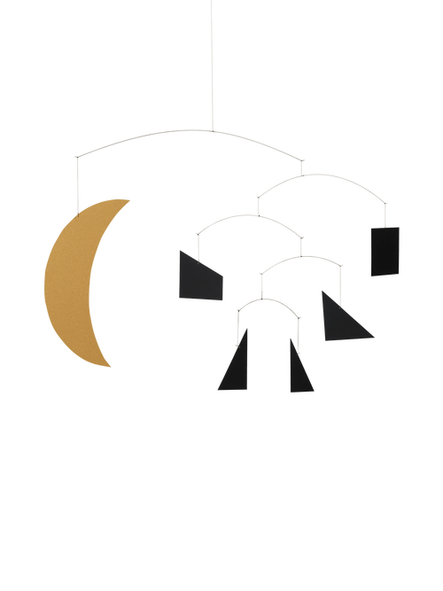 ferm LIVING Phase Mobile – Black / Gold