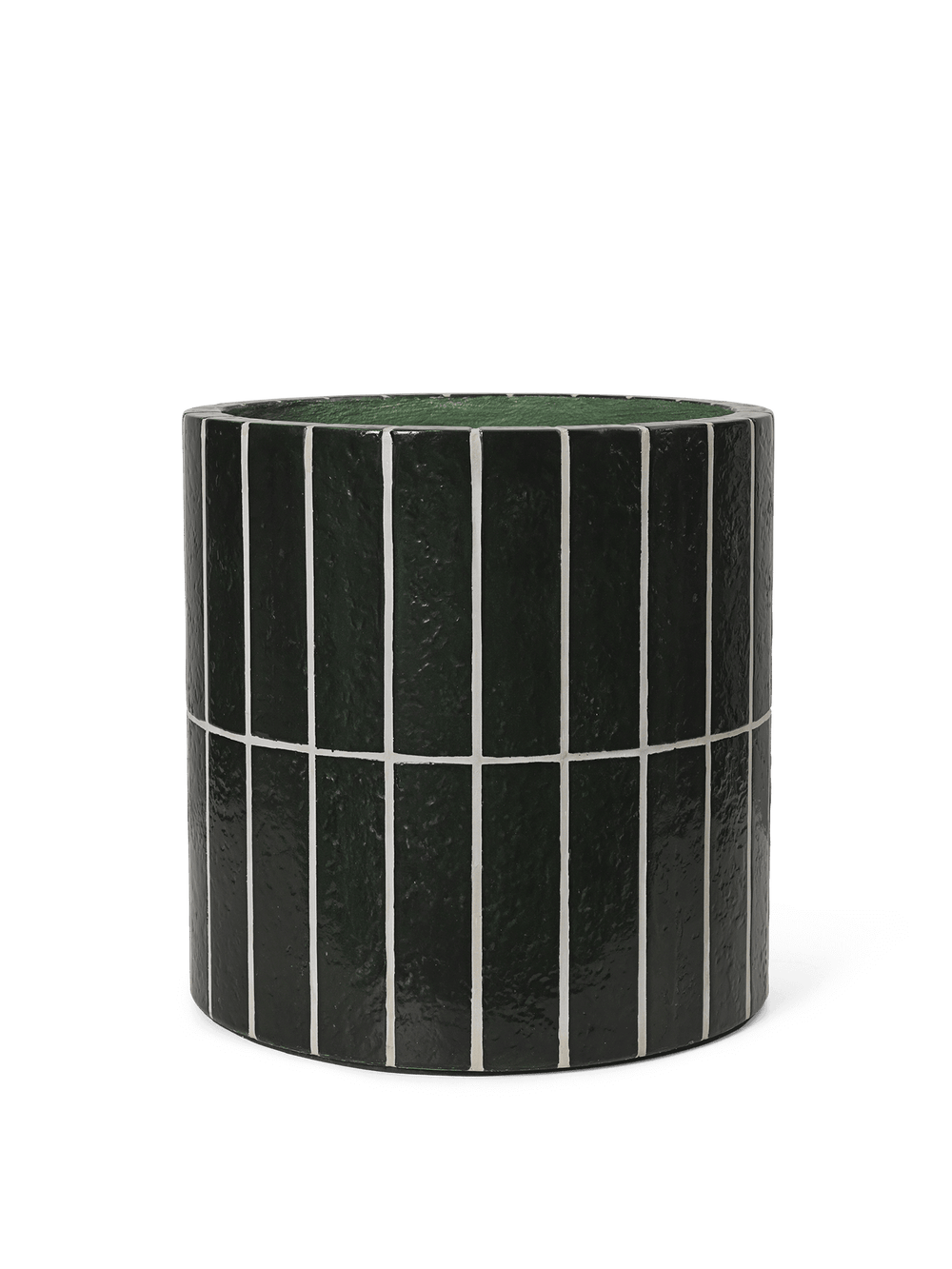 ferm LIVING Pillar Plant Pot – Dark Green