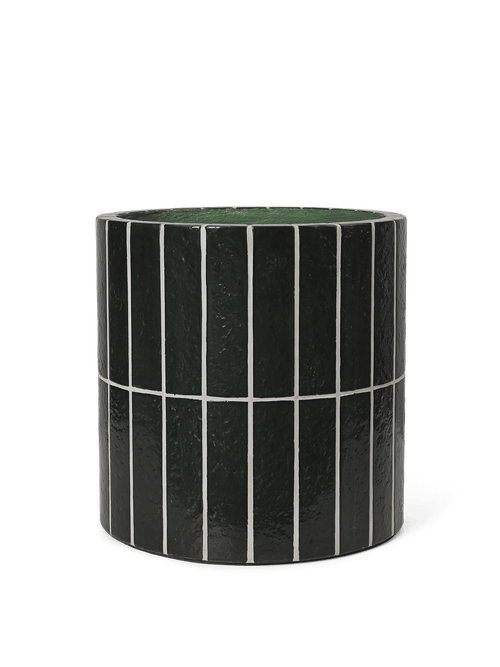 ferm LIVING Pillar Plant Pot – Dark Green