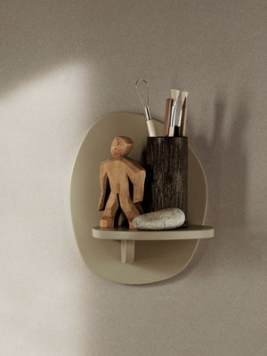 ferm LIVING Pilu Shelf H25 cm – Cashmere