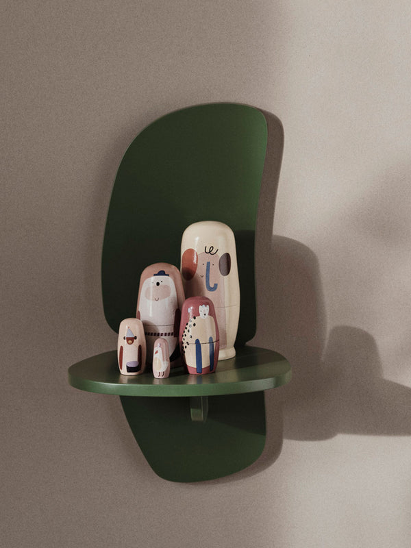 ferm LIVING Pilu Shelf H40 cm – Verdant Green
