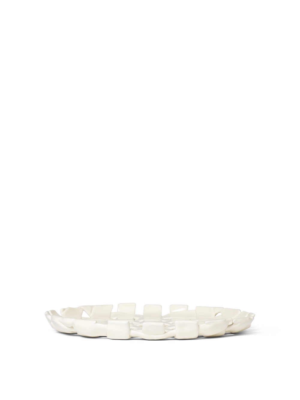 ferm LIVING Plait Platter – Off-white