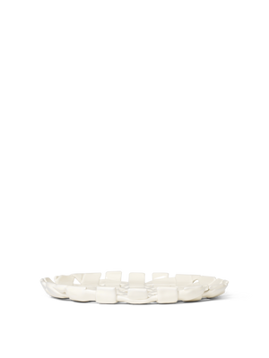 ferm LIVING Plait Platter – Off-white