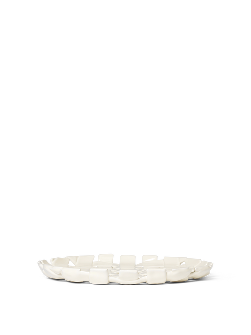 ferm LIVING Plait Platter – Off-white