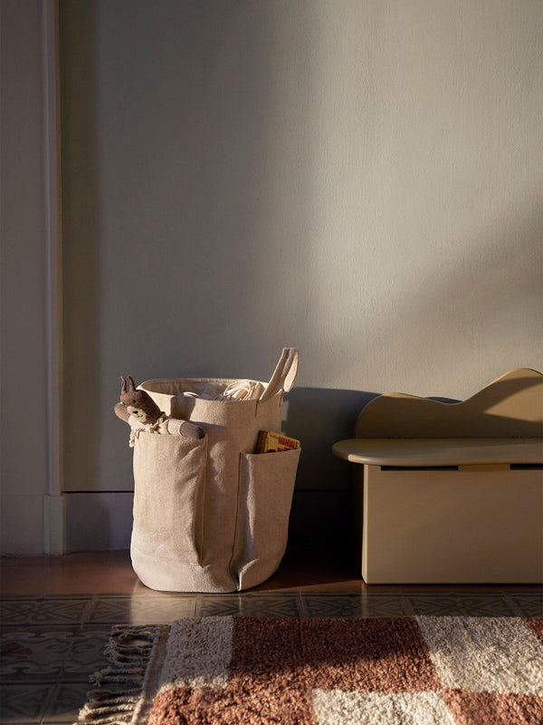 ferm LIVING Pocket Storage Bag – Off-white