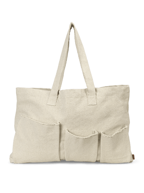ferm LIVING Pocket Weekend Bag – Off-white