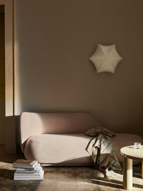 ferm LIVING Poem Ceiling/Wall Lamp Ø36 cm – White / Cashmere