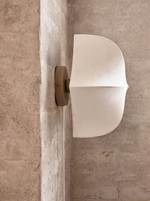ferm LIVING Poem Ceiling/Wall Lamp Ø36 cm – White / Cashmere