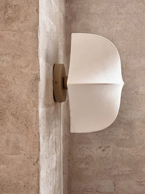 ferm LIVING Poem Ceiling/Wall Lamp Ø36 cm – White / Cashmere