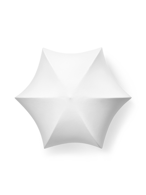 ferm LIVING Poem Ceiling/Wall Lamp Ø60 cm – White / Cashmere