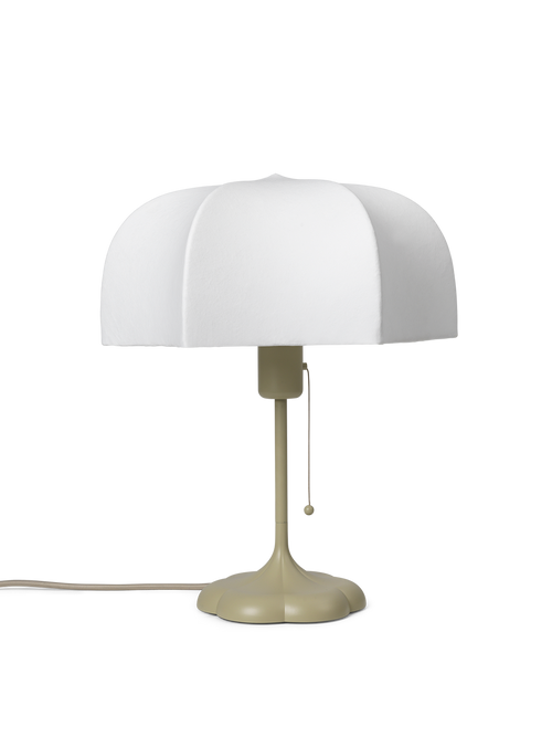 ferm LIVING Poem Table Lamp – White / Cashmere