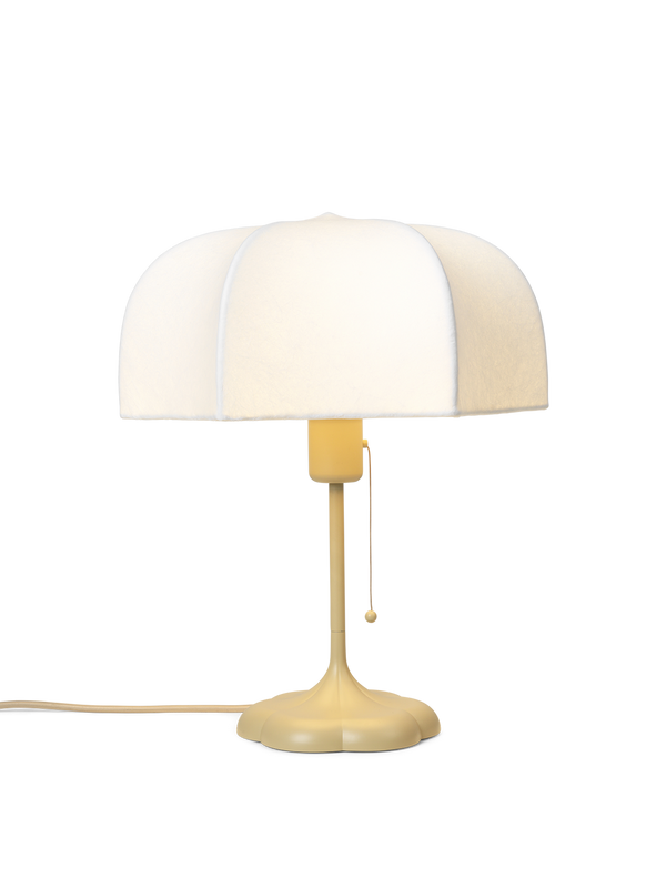ferm LIVING Poem Table Lamp – White / Cashmere