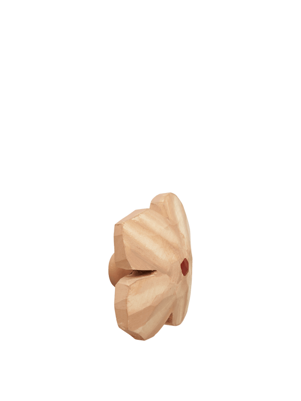 ferm LIVING Poesie Hand-carved Hook – Rose
