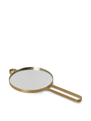 ferm LIVING Poise Hand Mirror – Brass