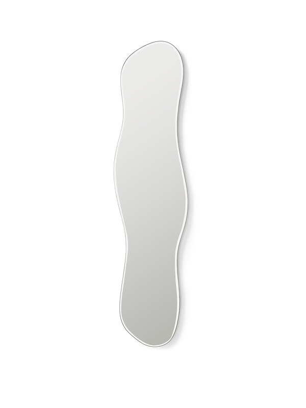 ferm LIVING Pond Mirror Full Size – Dark Chrome