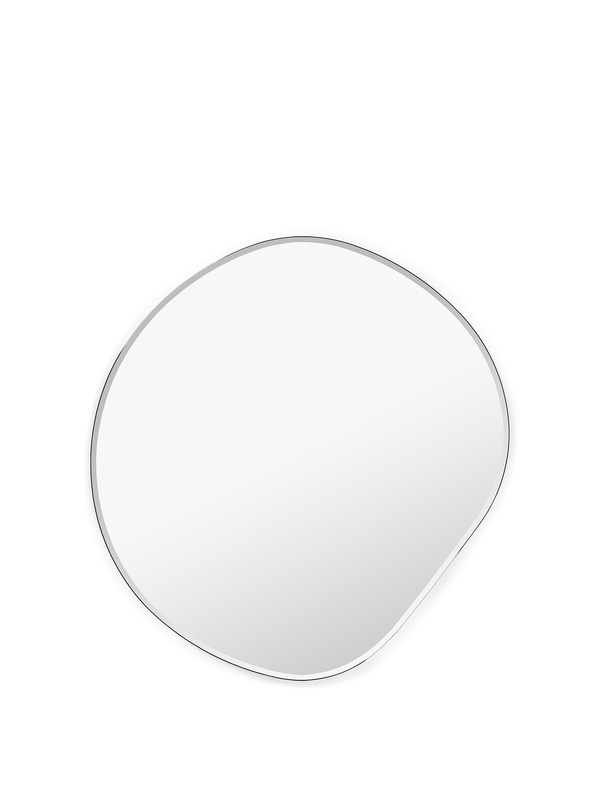 ferm LIVING Pond Mirror Small – Dark Chrome