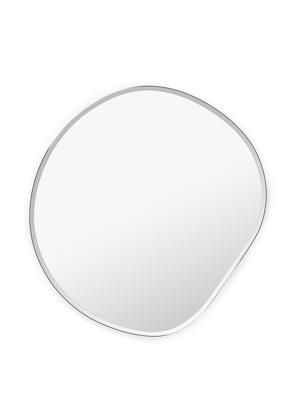 ferm LIVING Pond Mirror XL – Dark Chrome