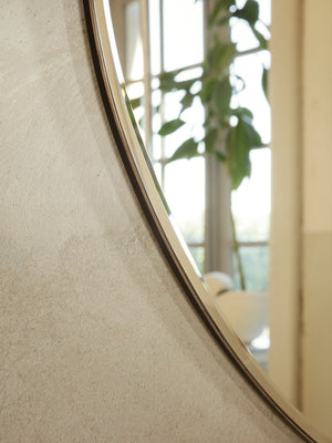 ferm LIVING Pond Mirror XL – Dark Chrome