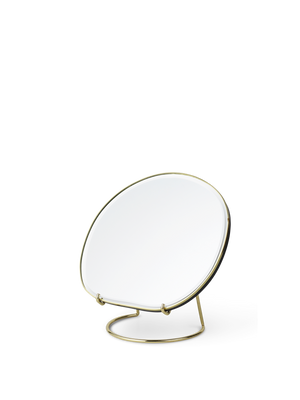 ferm LIVING Pond Table Mirror – Brass