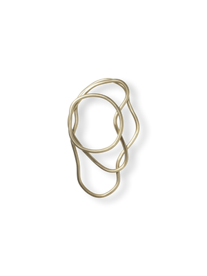 ferm LIVING Pond Trivets – Set of 3 – Brass