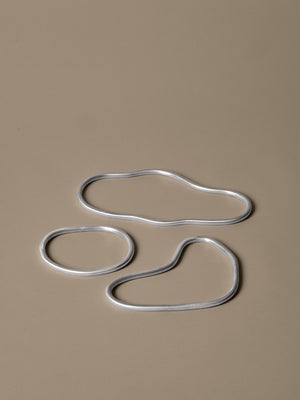 ferm LIVING Pond Trivets – Set of 3 – Aluminium