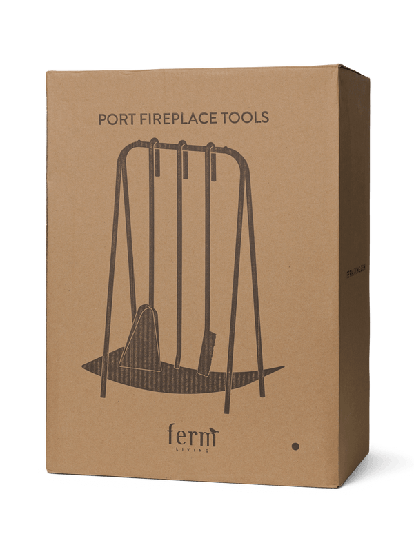 ferm LIVING Port Fireplace Tools – Black