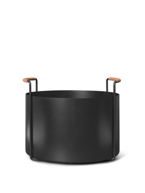 ferm LIVING Port Firewood Bucket – Black