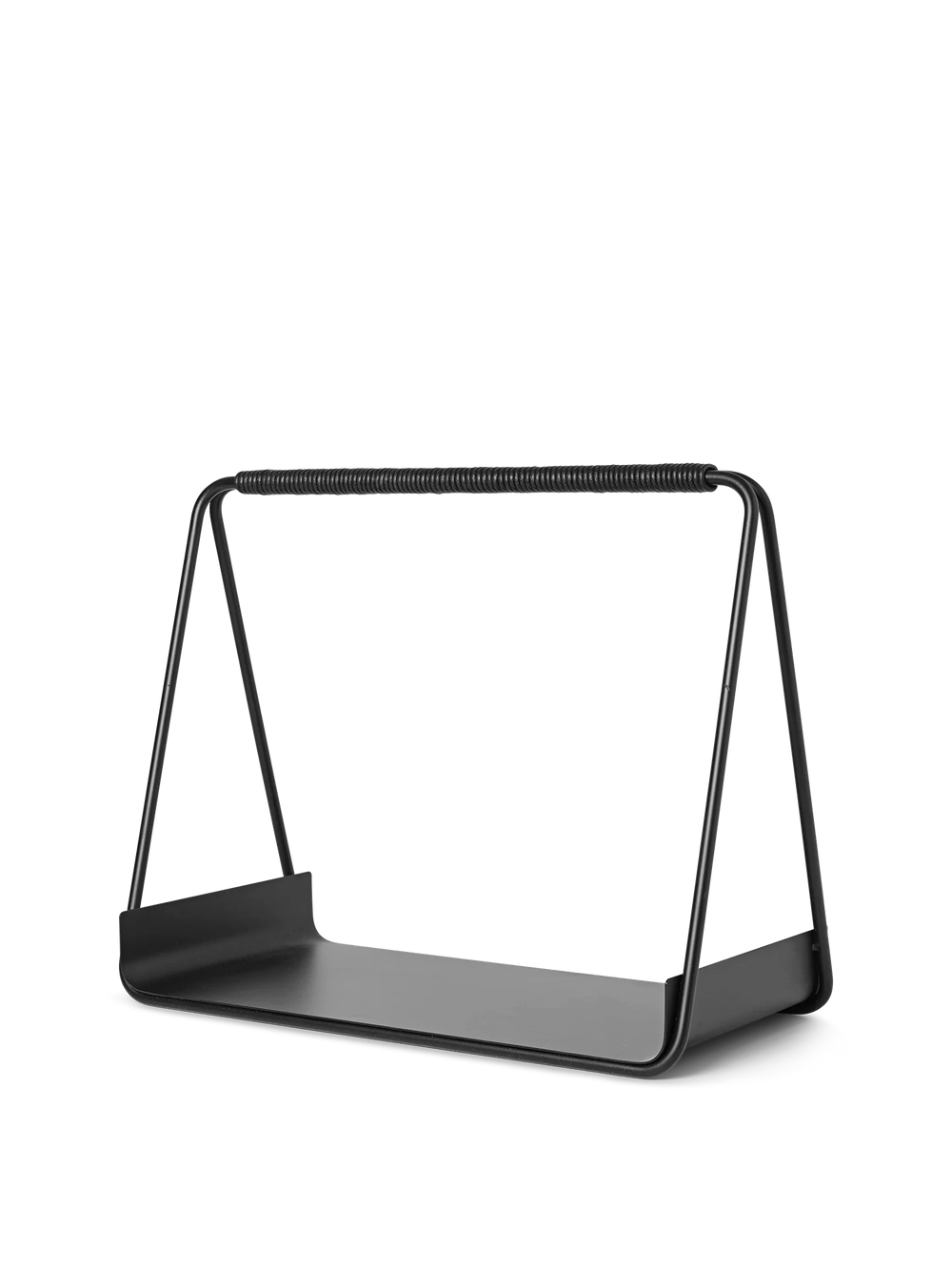 ferm LIVING Port Wood Basket – Black