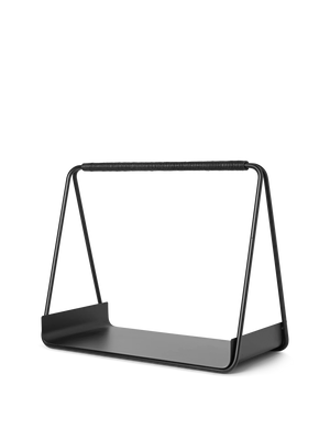 ferm LIVING Port Wood Basket – Black
