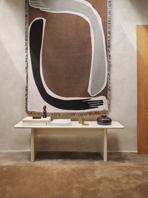 ferm LIVING Pose Tapestry Blanket – Coffee