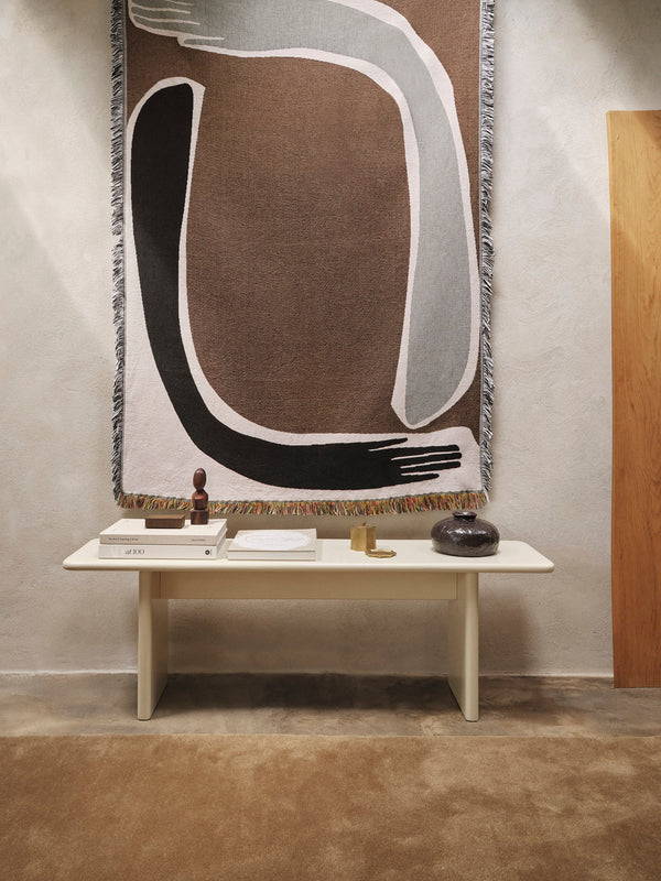 ferm LIVING Pose Tapestry Blanket – Coffee
