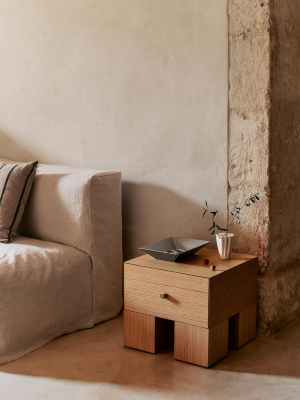 ferm LIVING Press High Tray – Aluminium