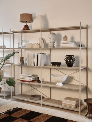 ferm LIVING Punctual Perforated Shelf – Cashmere