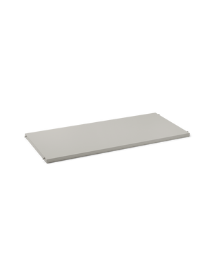 ferm LIVING Punctual Solid Metal Shelf – Light Grey