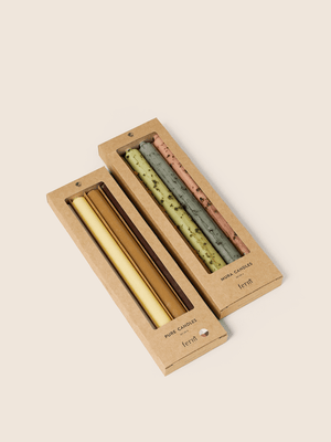 ferm LIVING Pure Candles – Set of 4 – Calm Blend