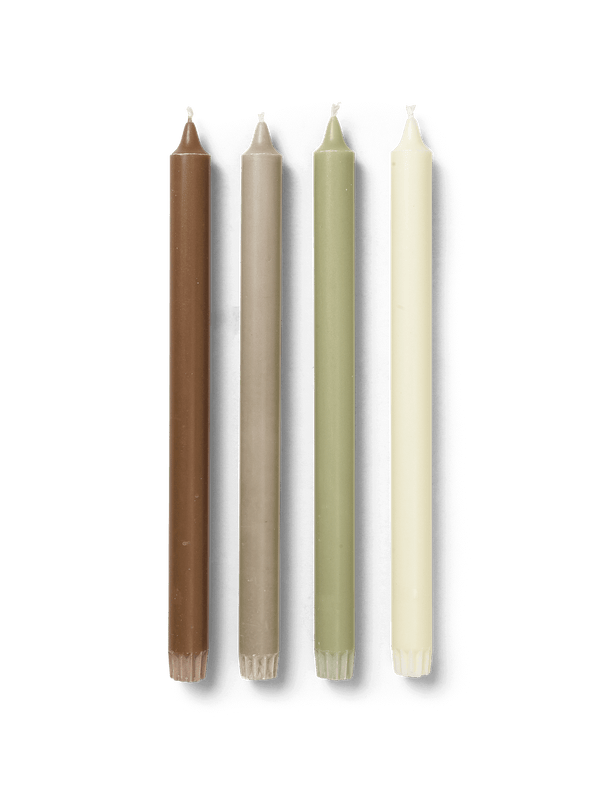 ferm LIVING Pure Candles – Set of 4 – Botanic Blend