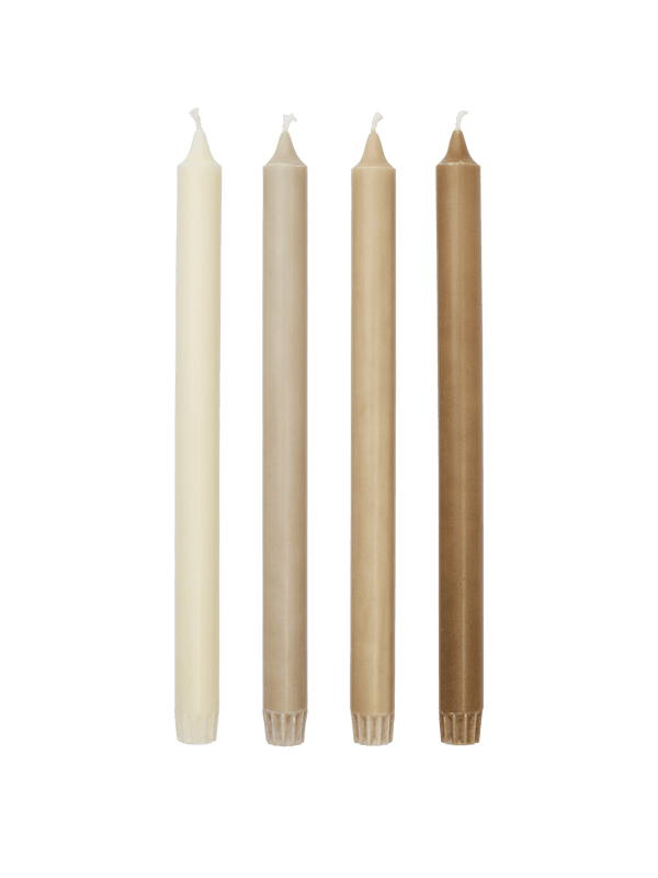 ferm LIVING Pure Candles – Set of 4 – Faded