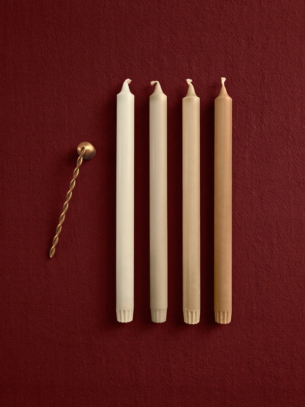 ferm LIVING Pure Candles – Set of 4 – Faded